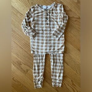Lou Lou two piece plaid set